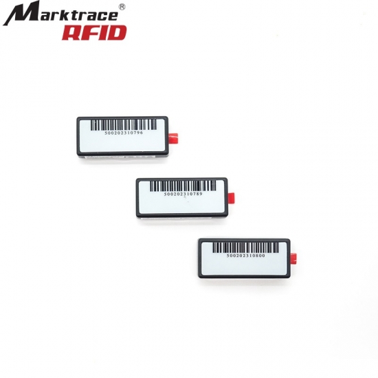 مصغرة ملصق 2.4GHz العلامات النشطة RFID لإدارة الأصول الثابتة 